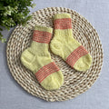 Knitted kids socks, size 17-18, 4-5 years (6,5 in/17 cm)