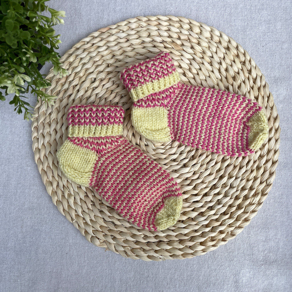 Knitted kids socks