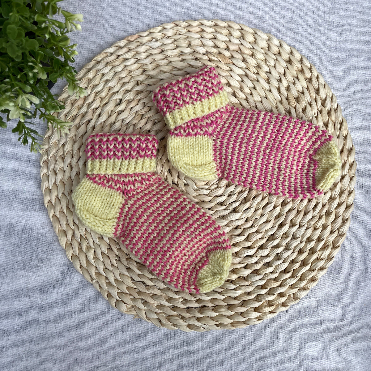 Knitted kids socks