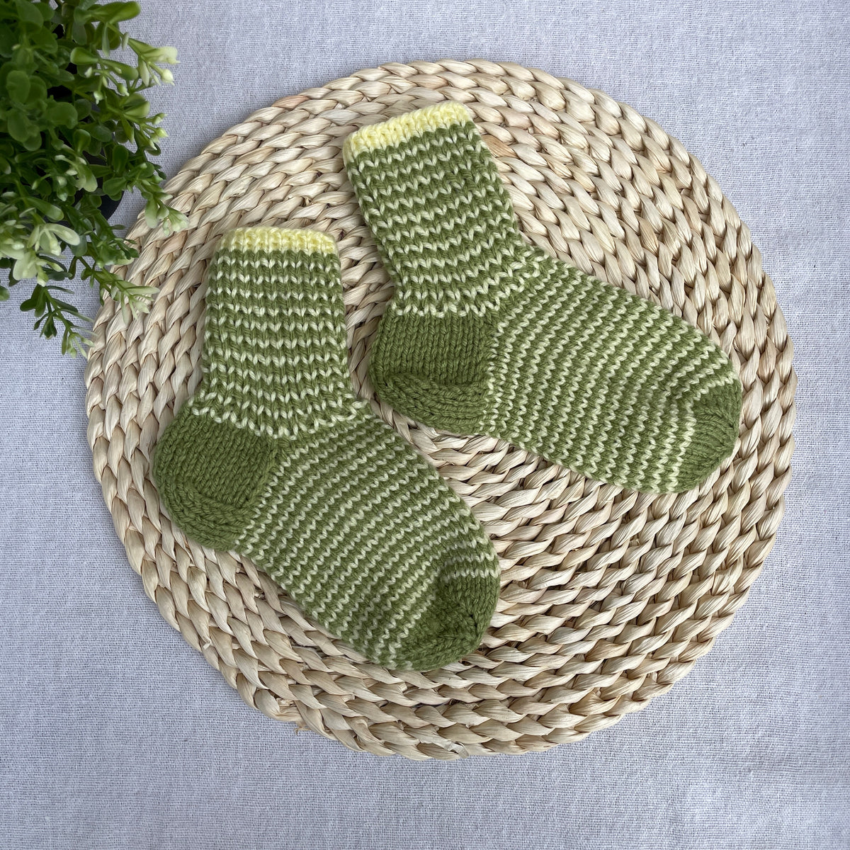 Knitted kids socks