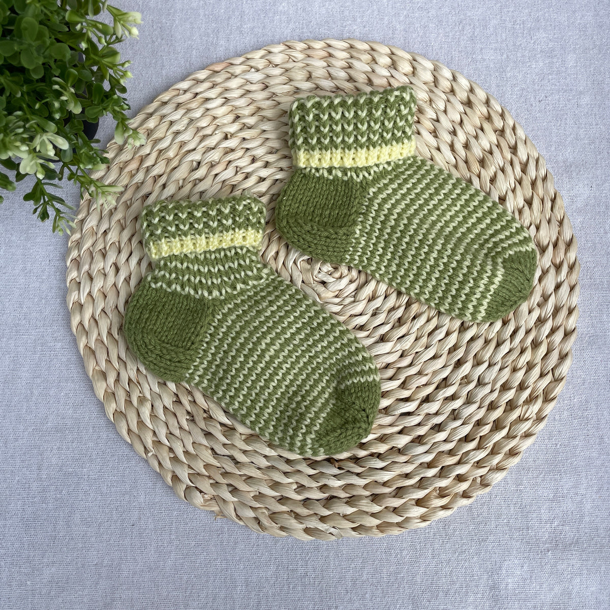 Knitted kids socks