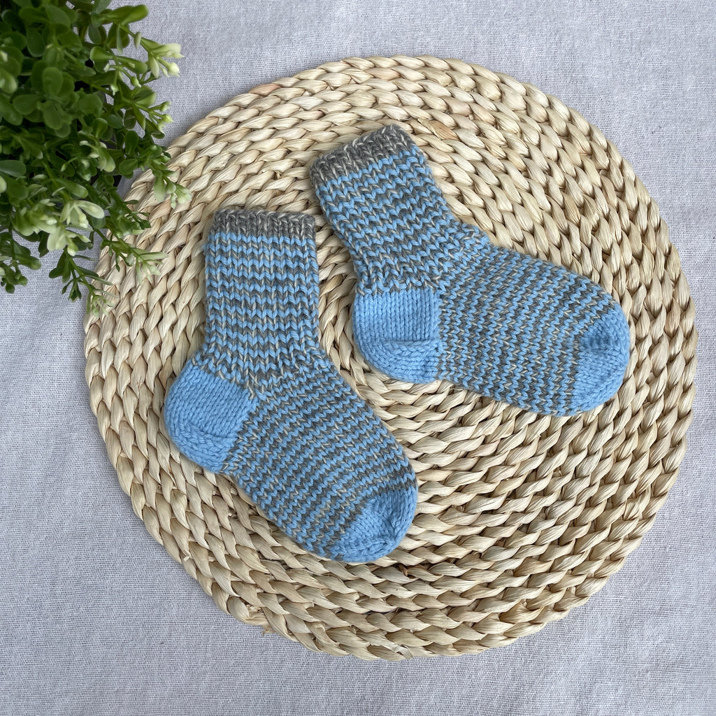 Knitted kids socks