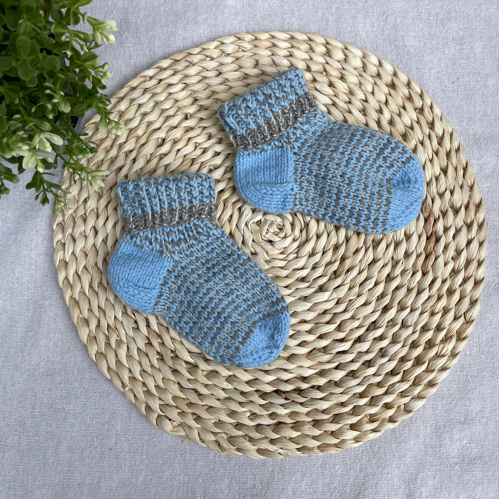 Knitted kids socks