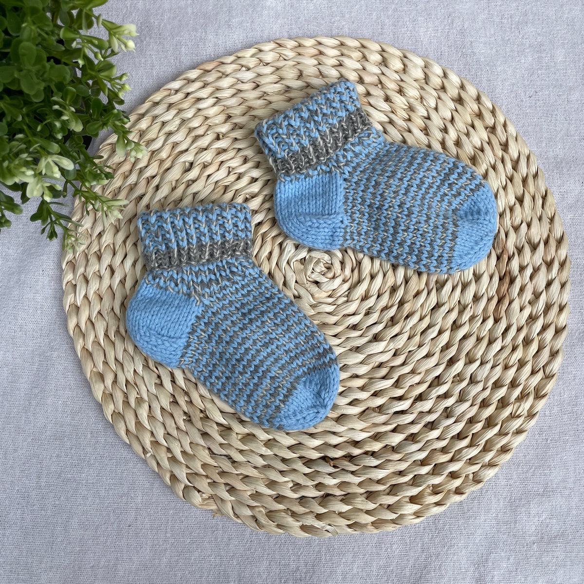 Knitted kids socks
