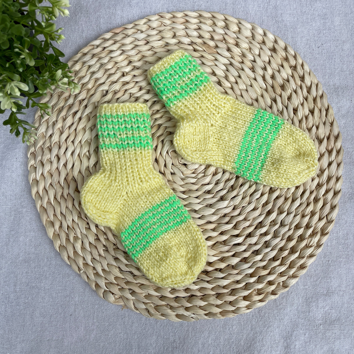 Knitted kids socks