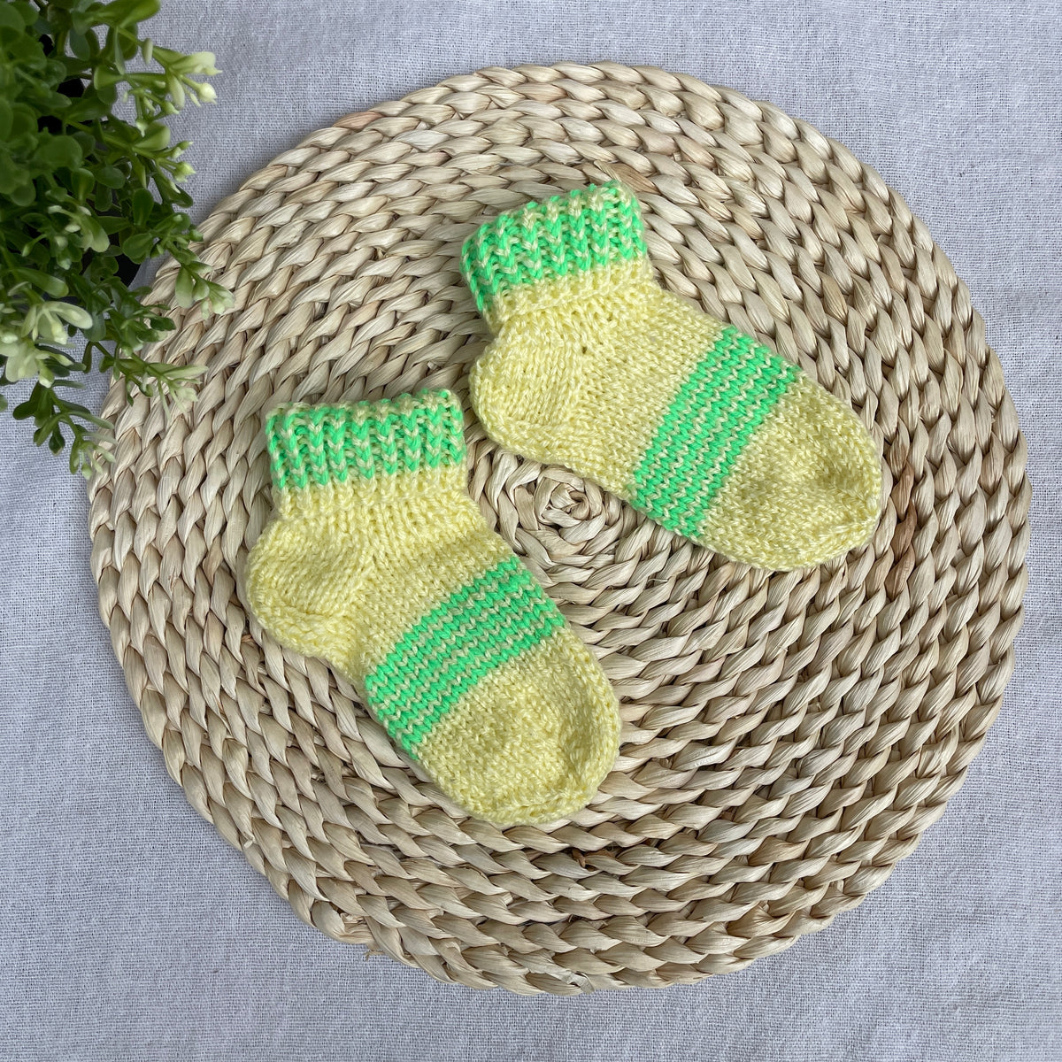 Knitted kids socks