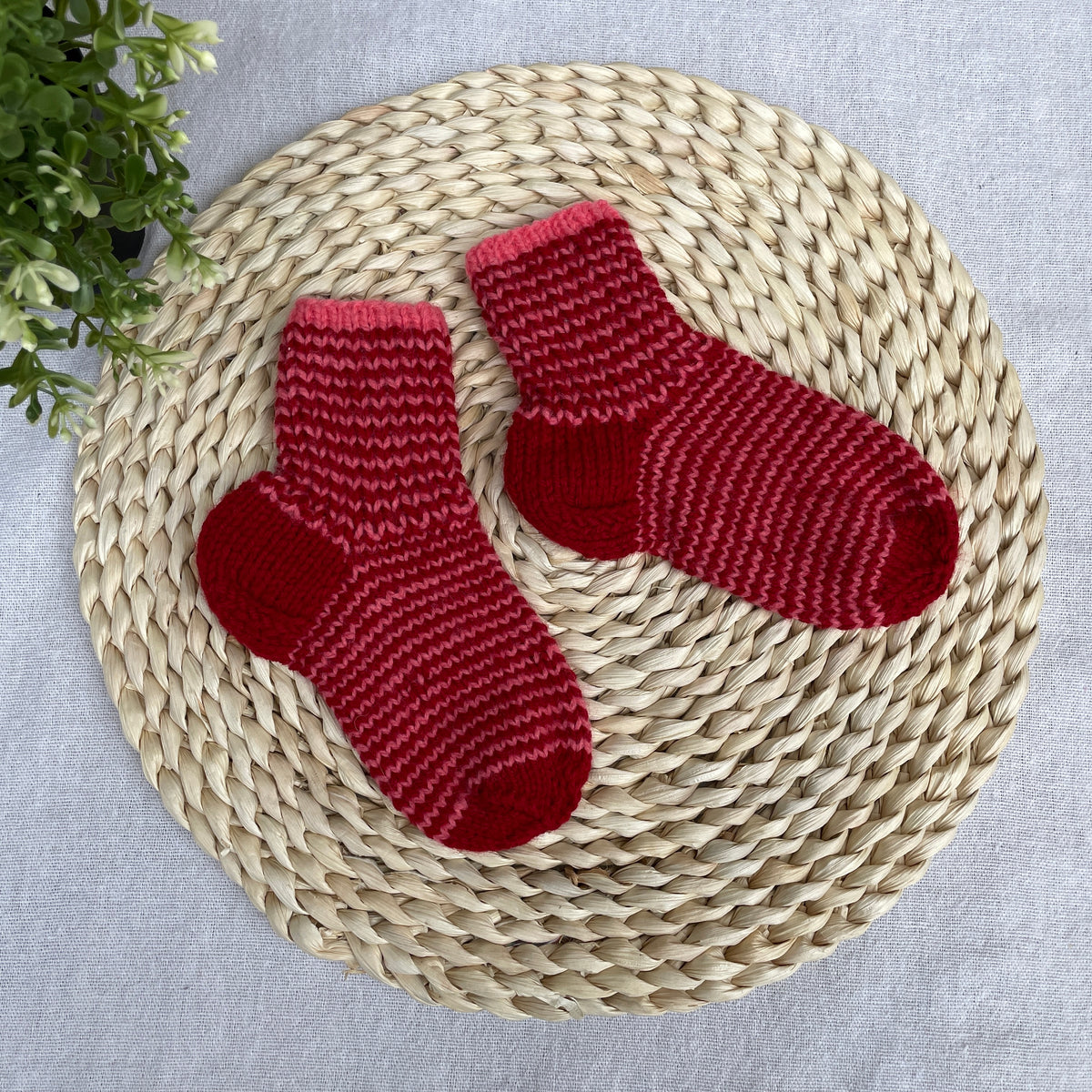 Knitted kids socks