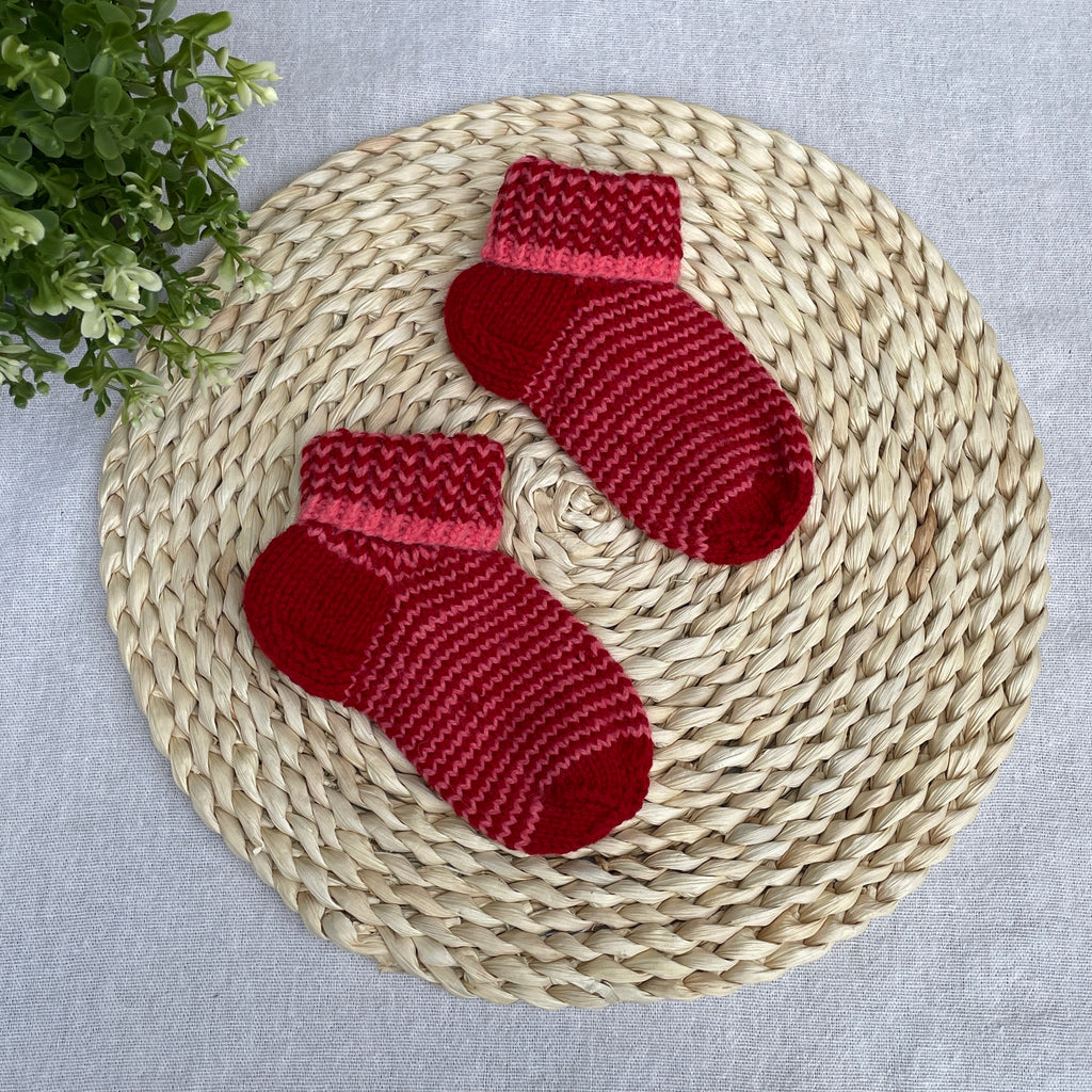 Knitted kids socks