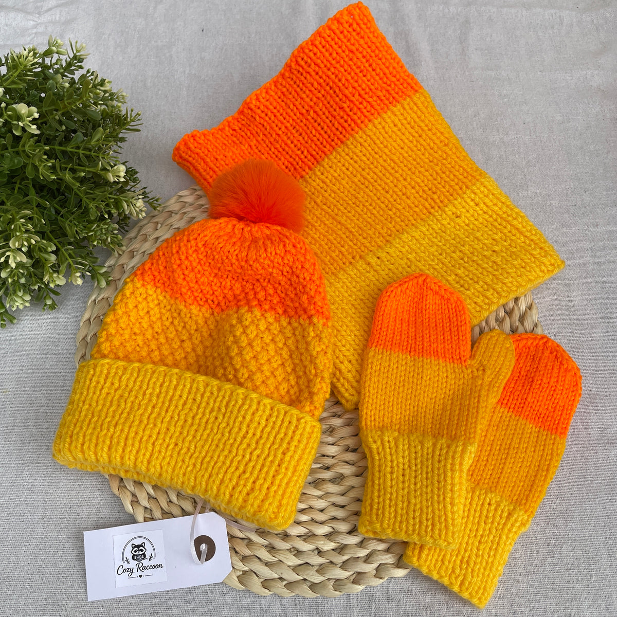 Kids Gift Set: Hat, Cowl, Mittens