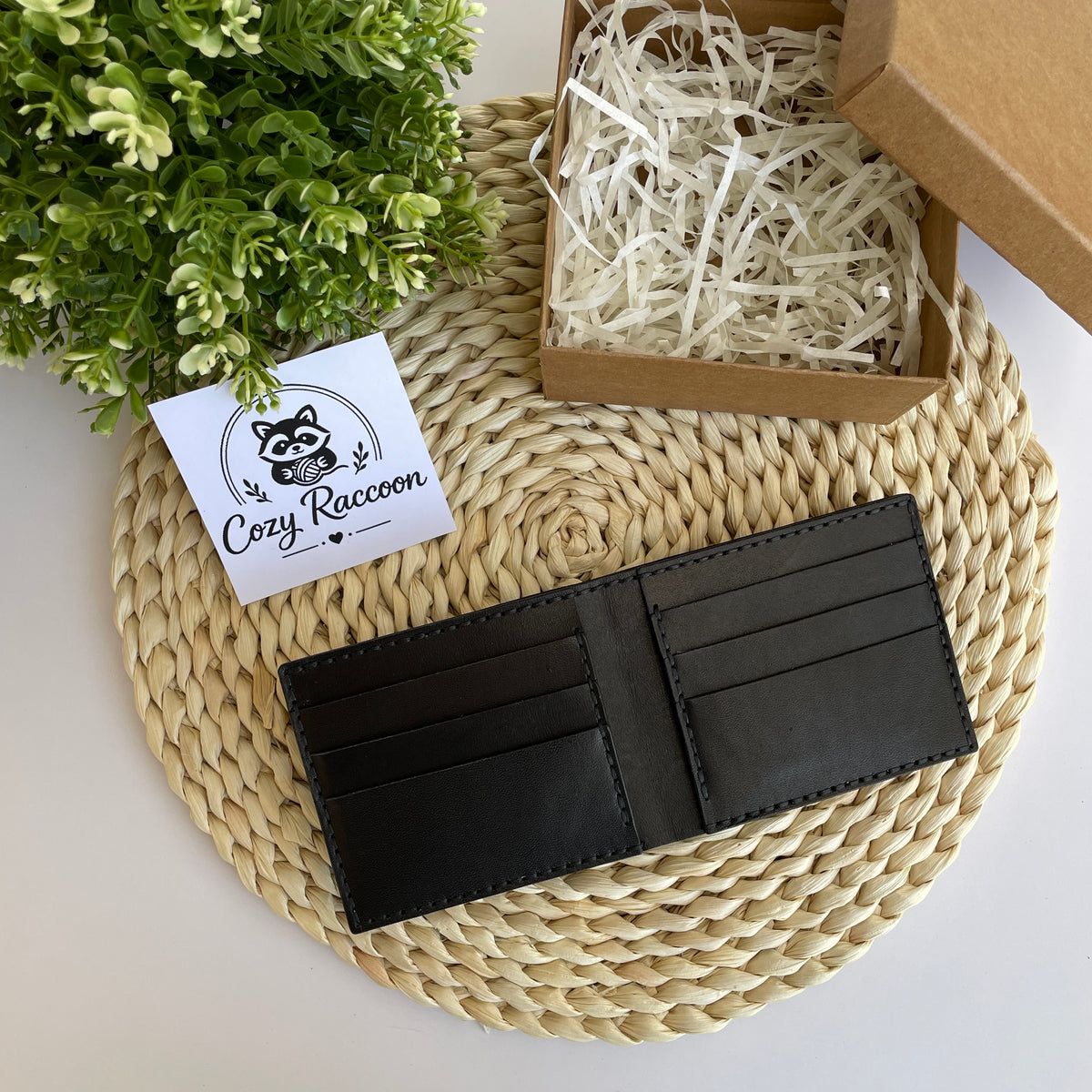 Handmade Genuine Leather Wallet (6 cards)