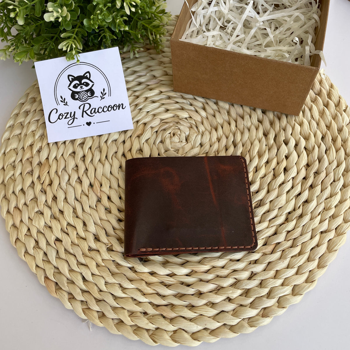 Handmade Genuine Leather Wallet (4 cards)