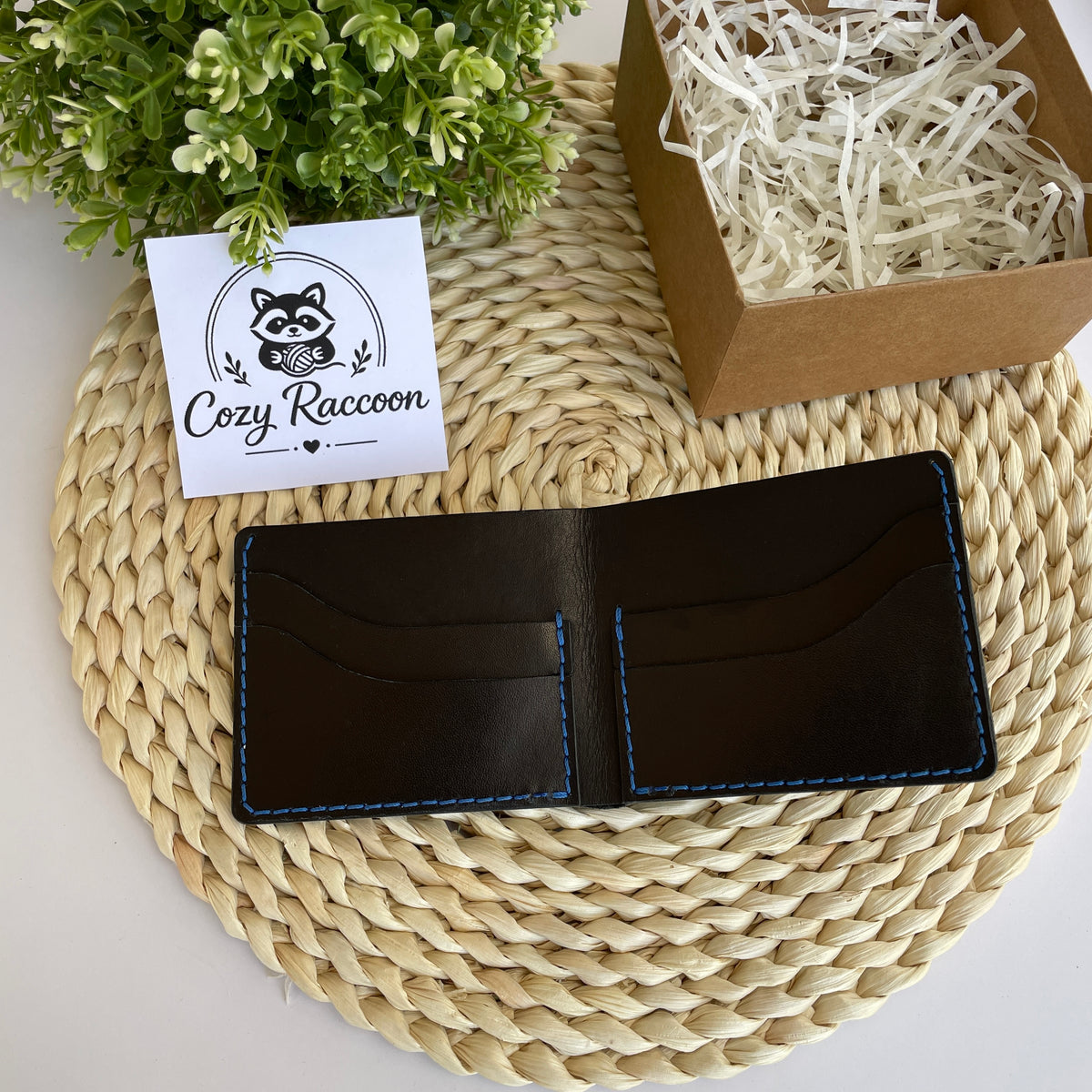 Handmade Genuine Leather Wallet (4 cards)